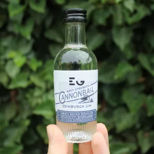 Edinburgh Navy Strength Cannonball gin miniatura 50 ml